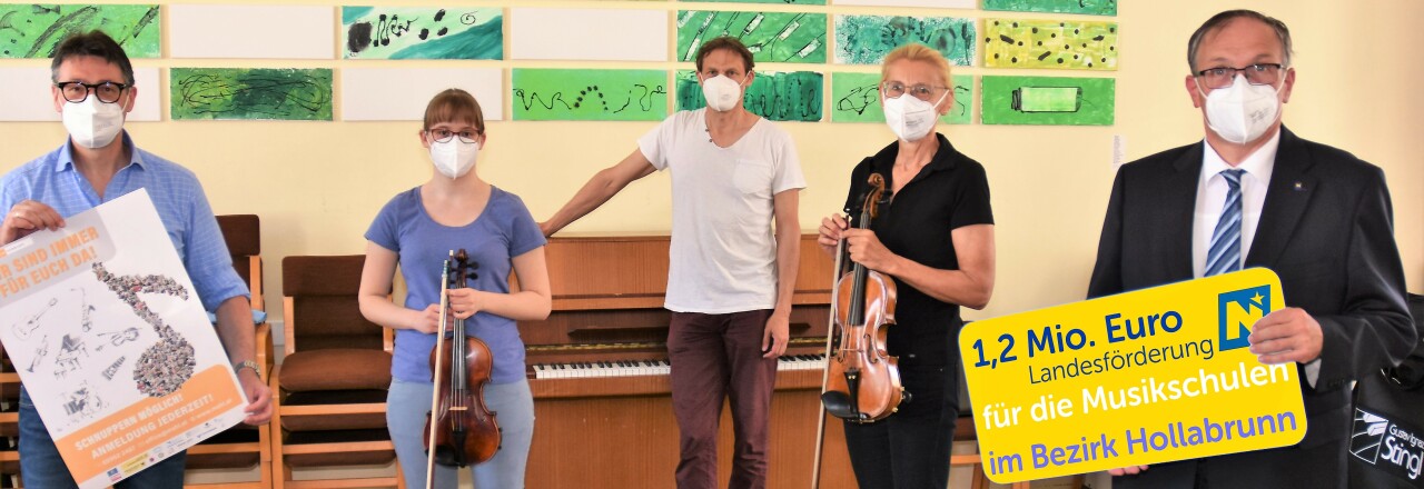 1,2 Mio. Euro Förderung für die Musikschulen im Bezirk Hollabrunn