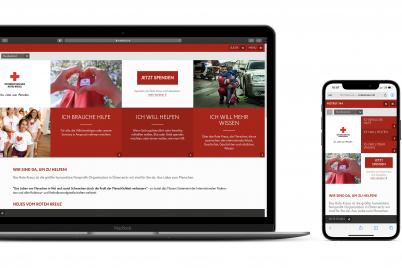 Eine starke Webseite für das Österreichische Rote Kreuz