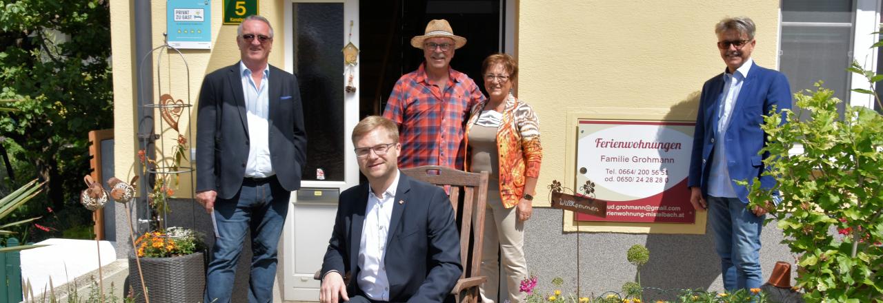 Familie Grohmann startete Zimmervermietung in Mistelbach