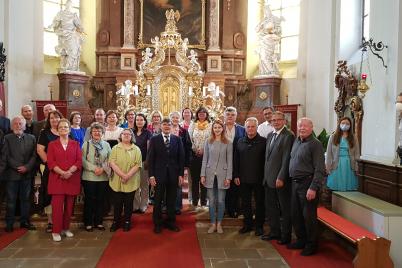 Geburtstagsfeier und Abschied als Kirchenchorleiter von Wullersdorf – Ing. Michael Halbwidl