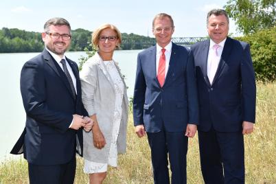 Standort für Neubau einer Donaubrücke bei Mauthausen fixiert