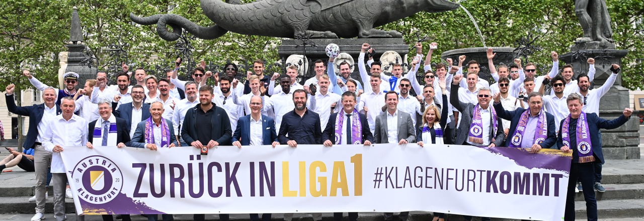Landeshauptstadt Klagenfurt gratuliert der SK-Austria