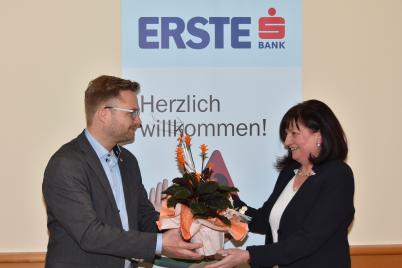 ERSTE Bank-Filialleiterin Johanna Flandorfer im Ruhestand