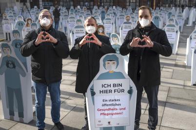 Ärztekammer und Gewerkschaften fordern mehr Menschlichkeit für das öffentliche Gesundheitssystem