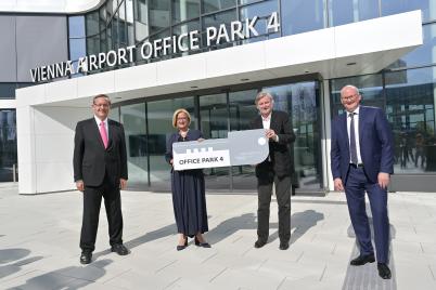 Office Park 4 am Flughafen Wien-Schwechat offiziell eröffnet