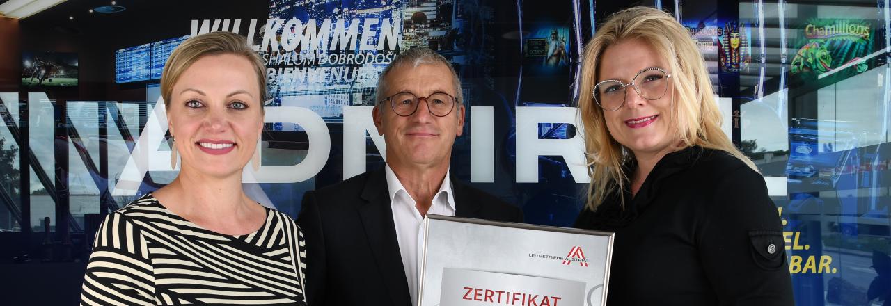ADMIRAL erneut als österreichischer Leitbetrieb ausgezeichnet