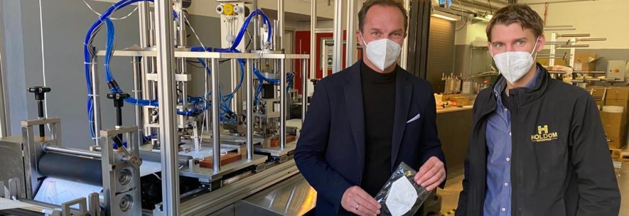 Größter österreichischer Schutzmaskenhersteller baut weiter aus