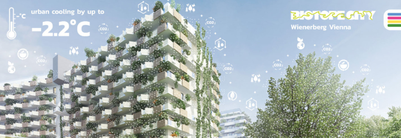 Biotope City Wienerberg klimafit – 1. GREENPASS Platinum weltweit