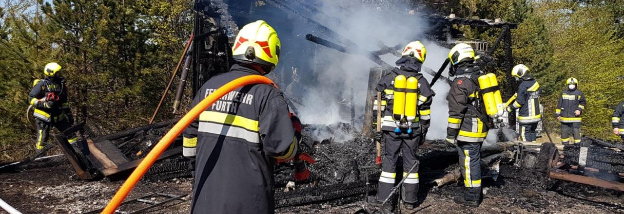 Feuerwehr verhindert Waldbrand in der Gemeinde Furth an der Triesting