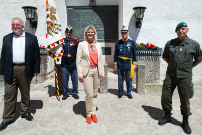 Bundesministerin Tanner besuchte die Festung Hohensalzburg
